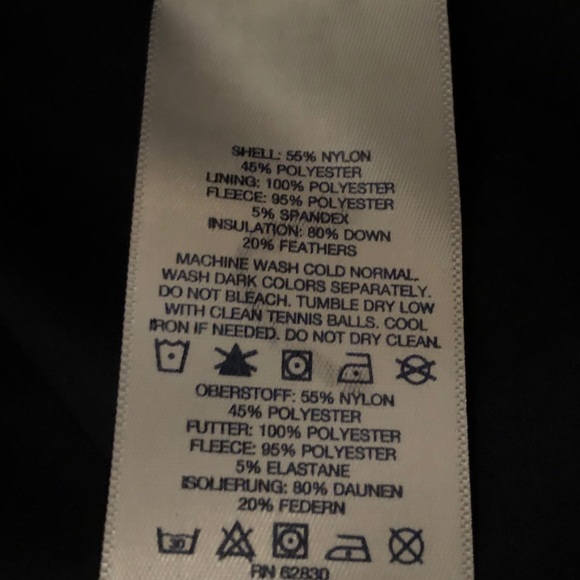 Lands' End Grey Down Winter Coat Mid Thigh - Picture 6 of 7